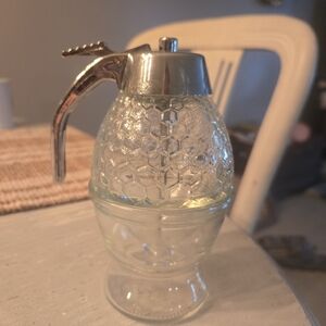Glass Honey Dispenser Honeycomb